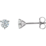 14K White Gold 1/2 CTW Natural Diamond Stud Earrings