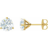 14K Yellow Gold 2 CTW Natural Diamond Stud Earrings