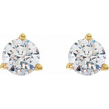 14K Yellow Gold 1/4 CTW Natural Diamond Stud Earrings