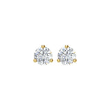 14K Yellow Gold 1 1/2 CTW Natural Diamond Stud Earrings