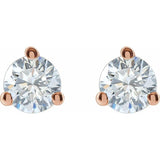 14K Rose Gold 5/8 CTW Lab-Grown Diamond Stud Earrings