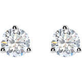 14K White Gold 1 CTW Lab-Grown Diamond Stud Earrings