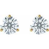 14K Yellow Gold 1 5/8 CTW Lab-Grown Diamond Stud Earrings
