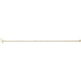 14K Yellow Gold 2 CTW Natural Diamond Line 7 1/4" Bracelet
