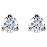 14K White Gold 1/5 CTW Lab-Grown Diamond Stud Earrings