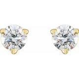 14K Yellow Gold 1/4 CTW Natural Diamond Earrings