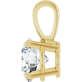 14K Yellow Gold 1 CTW Lab-Grown Diamond Pendant