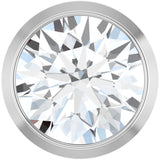 14K White Gold 1/2 CT Lab-Grown Diamond Slide Pendant