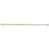 14K Yellow Gold 10 CTW Lab-Grown Diamond Line 7 1/4" Bracelet