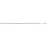 14K Rose Gold 9 CTW Lab-Grown Diamond Line 7" Bracelet
