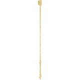 14K Yellow Gold Natural Peridot 6 1/2-7 1/2" Bracelet