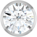 14K White Gold 1 CT Lab-Grown Diamond Slide Pendant