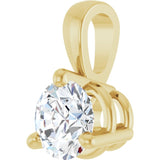 14K Yellow Gold 1/4 CTW Natural Diamond Pendant