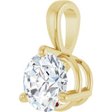 14K Yellow Gold 1/2 CTW Natural Diamond Pendant