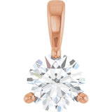 14K Rose Gold 1/2 CTW Natural Diamond Pendant