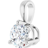 Platinum 3/4 CTW Natural Diamond Pendant