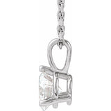 Platinum 1/2 CTW Natural Diamond 18" Necklace