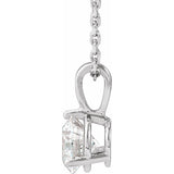 Platinum 3/4 CTW Natural Diamond 18" Necklace