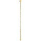 14K Yellow Gold Lab-Grown Blue Sapphire 6 1/2-7 1/2" Bracelet