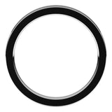 14K White Gold 2.5 mm Comfort-Fit Flat Band Size 6.5