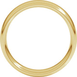 14K Yellow Gold 5 mm Comfort-Fit European-Style Band Size 10