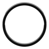 14K White Gold 2.5 mm Flat Band Size 6.5