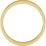 14K Yellow Gold 4 mm Flat Band Size 4