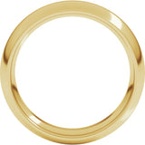 10K Yellow Gold 5.5 mm Comfort-Fit Half Round Band Size 8