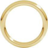 10K Yellow Gold 2.5 mm Comfort-Fit Full Round Band Size 5