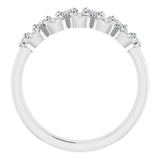 14K White 1 CTW Natural Diamond Anniversary Band