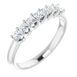 Platinum 1/2 CTW Natural Diamond Anniversary Band