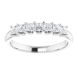 Platinum 1/2 CTW Natural Diamond Anniversary Band