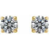 14K Yellow Gold 1/4 CTW Natural Diamond Earrings