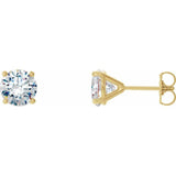 14K Yellow Gold 2 CTW Natural Diamond Cocktail-Style Earrings