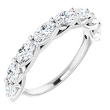 Platinum 2 CTW Natural Diamond Anniversary Band