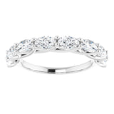 Platinum 2 CTW Natural Diamond Anniversary Band