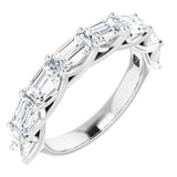 Platinum 2 5/8 CTW Natural Diamond Anniversary Band