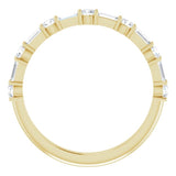 14K Yellow 1/2 CTW Lab-Grown Diamond Anniversary Band