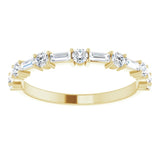 14K Yellow 1/2 CTW Lab-Grown Diamond Anniversary Band