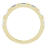 14K Yellow 3/8 CTW Lab-Grown Diamond Anniversary Band