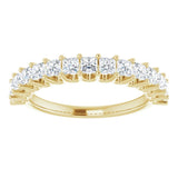 14K Yellow 5/8 CTW Lab-Grown Diamond Anniversary Band