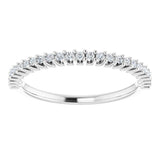 14K White 1/5 CTW Lab-Grown Diamond Anniversary Band