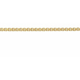 14K Yellow Recycled Metal 1.3 mm Diamond-Cut Box Chain by the Inch
