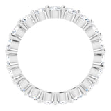 14K White 1 3/4 CTW Natural Diamond Eternity Band Size 5