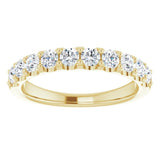 14K Yellow 3/4 CTW Lab-Grown Diamond Anniversary Band