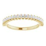 14K Yellow 1/3 CTW Lab-Grown Diamond Anniversary Band