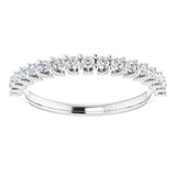 14K White 1/3 CTW Lab-Grown Diamond Anniversary Band