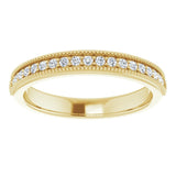 14K Yellow 1/5 CTW Lab-Grown Diamond Anniversary Band