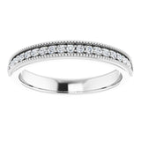 Platinum 1/5 CTW Lab-Grown Diamond Anniversary Band