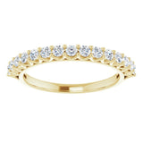 14K Yellow 1/2 CTW Lab-Grown Diamond Anniversary Band